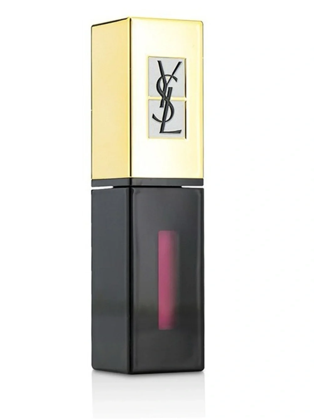 YSL Rouge Pur Couture Vernis A Levres Pop Water Glossy Stain -Fuchsia Drops